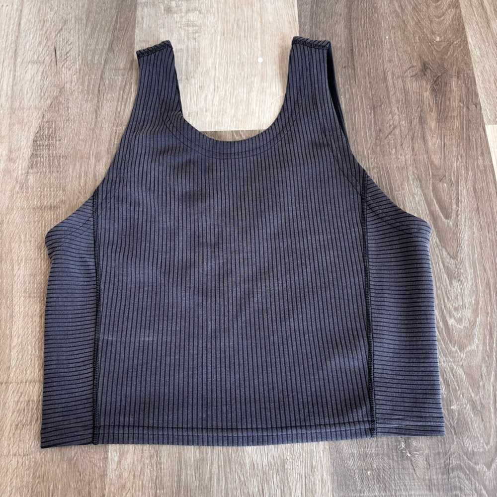 Lululemon Ribbed Softstreme Cropped Tank Top Women’s Size 4 - Picture 3 of 8